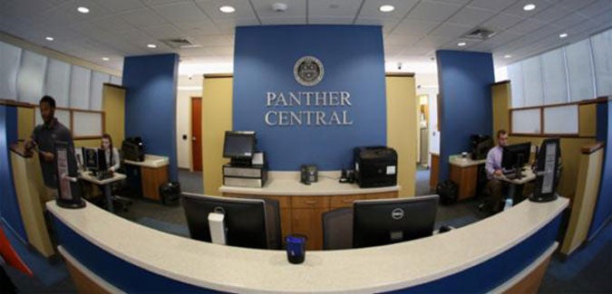 Panther Central office in Litchfield Towers main lobby